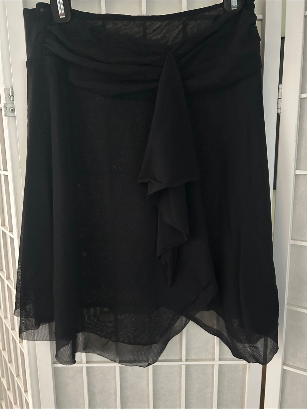 Tommy Bahama Black A-Line Swim Cover-Up Skirt